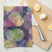 Abstracte Cute Polka Dot Circle Theedoek (Quarter Fold)