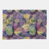 Abstracte Cute Polka Dot Circle Theedoek (Horizontaal)