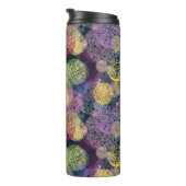 Abstracte Cute Polka Dot Circle Thermosbeker (Geroteerd rechts)