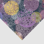 Abstracte Cute Polka Dot Circle Tissuepapier (Detail)