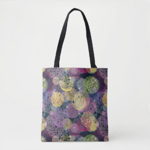 Abstracte Cute Polka Dot Circle Tote Bag