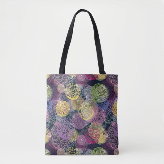 Abstracte Cute Polka Dot Circle Tote Bag (Voorkant)