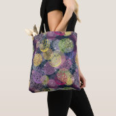 Abstracte Cute Polka Dot Circle Tote Bag (Dichtbij)