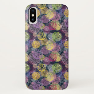 Abstracte Cute Stippen Cirkel iPhone X Hoesje