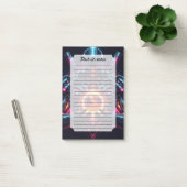 Abstracte Cyber Kosmische Beschermer Futuristische Post-it® Notes (Kantoor)