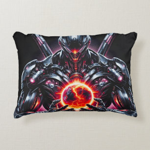 Abstracte Cyber Kosmische Bewaker Futuristische Ro Accent Kussen