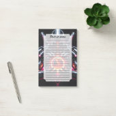 Abstracte Cyber Kosmische Gardiaan Futuristische R Post-it® Notes (Kantoor)