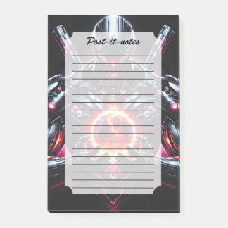 Abstracte Cyber Kosmische Gardiaan Futuristische R Post-it® Notes