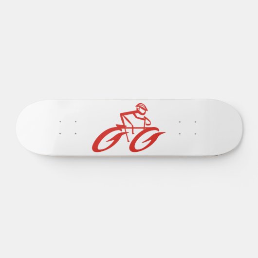Abstracte Cycler Sports Skateboard Deck (Horizontaal)
