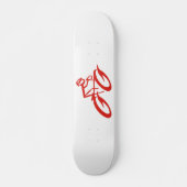 Abstracte Cycler Sports Skateboard Deck (Voorkant)