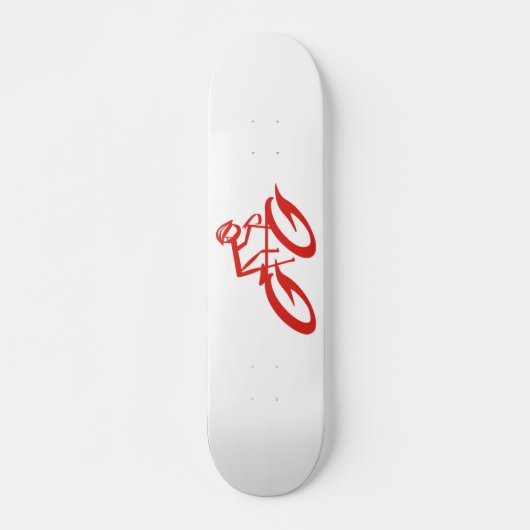 Abstracte Cycler Sports Skateboard Deck (Voorkant)