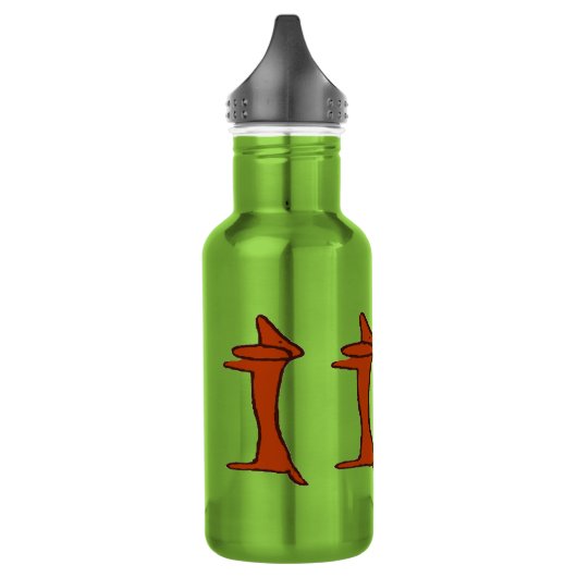 Abstracte Dachshund Dog Waterfles (Links)