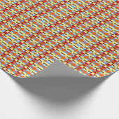 Abstracte Dachshund Gift Wrap Cadeaupapier (Hoek)