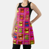 Abstracte Dachshunds Vorm, voeg tekst, Schort toe (Insitu)