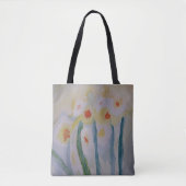 Abstracte Daffodils Canvas tas (Voorkant)