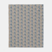 Abstracte Daffodils Fleece Deken (Voorkant)