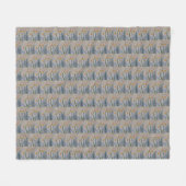 Abstracte Daffodils Fleece Deken (Voorkant (Horizontaal))