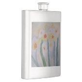 Abstracte Daffodils Klassieke kolf Flacon (Rechts)