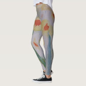 Abstracte Daffodils-Leggings Leggings (Links)