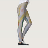 Abstracte Daffodils-Leggings Leggings (Rechts)