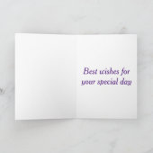 Abstracte Daffodils Verjaardag Kaart (Binnen)