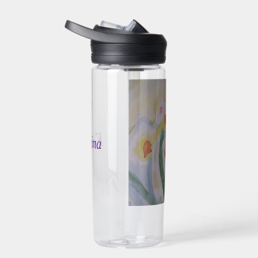 Abstracte Daffodils Waterfles (Rechts)