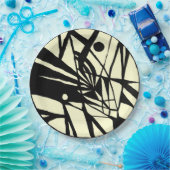 Abstracte dag en nacht papieren bordje (Feest)