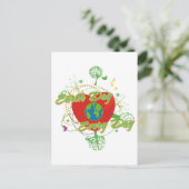 Abstracte Dag van de Aarde Briefkaart (Staand voorkant)