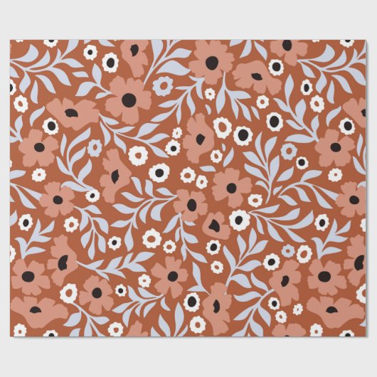 Abstracte dagbloemen  achtergrond. Klein Cadeaupapier (Vlak)