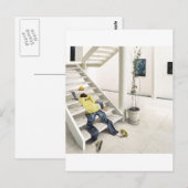 Abstracte dagelijkse klikbeurten briefkaart (Voorkant / Achterkant)