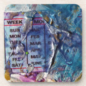 Abstracte dagen bier onderzetter (Voorkant)