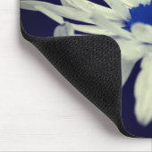 Abstracte Daisy Blue Center Flower Art Muismat (Hoek)