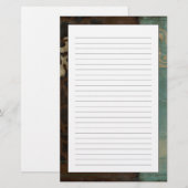 Abstracte Damask Tapestry van Jennifer Goldberger Briefpapier (Voorkant / Achterkant)