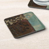 Abstracte Damask Tapestry van Jennifer Goldberger Onderzetter (Linkerzijde)