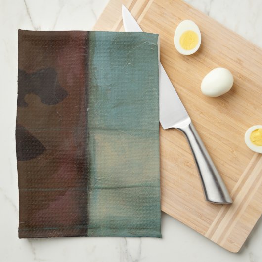 Abstracte Damask Tapestry van Jennifer Goldberger Theedoek (Quarter Fold)