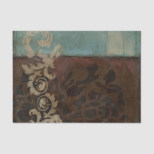 Abstracte Damask Tapestry van Jennifer Goldberger Tissuepapier (Voorkant)