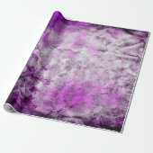 Abstracte Damasroze afdrukken Cadeaupapier (Uitgerold)