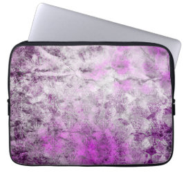 Abstracte Damasroze afdrukken Laptop Sleeve
