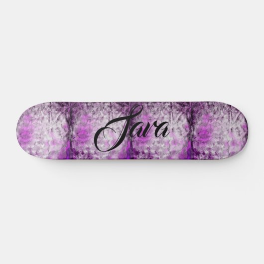 Abstracte Damasroze afdrukken Pas Skateboard aan (Horizontaal)