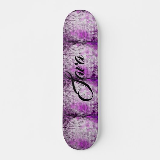 Abstracte Damasroze afdrukken Pas Skateboard aan (Voorkant)