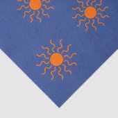  Abstracte dame Behind Gold Fish Bowl Sun Tissuepapier (Detail)