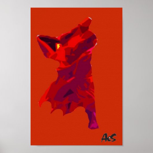 ABSTRACTE DANCER POSTER (Voorkant)