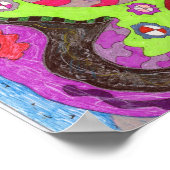 abstracte dans art. 24x18 poster (Hoek)