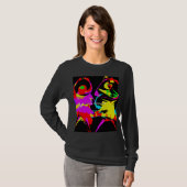 Abstracte dans t-shirt (Voorkant volledig)