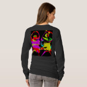 Abstracte dans t-shirt (Achterkant volledig)