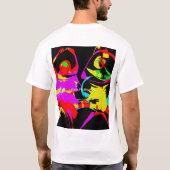 Abstracte dans t-shirt (Achterkant)