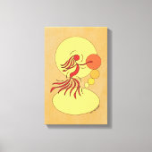 Abstracte danser canvas afdruk (Voorkant)