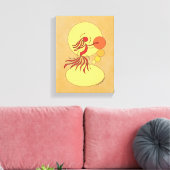 Abstracte Danser Canvas Afdruk (Insitu (Woonkamer))