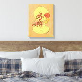 Abstracte Danser Canvas Afdruk (Insitu (Slaapkamer))