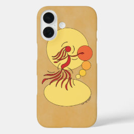 Abstracte danser iPhone 16 hoesje